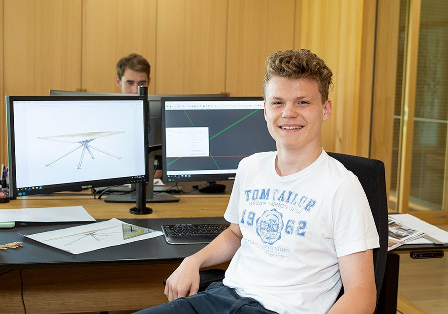 Jonas erzählt von seinem Praktikum im Produktdesign