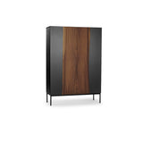 18Hundert Highboard Nussbaum massiv | Unikat 051