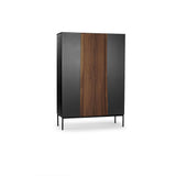 18Hundert Highboard Nussbaum massiv | Unikat 061