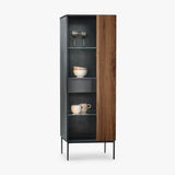 18Hundert Highboard Nussbaum massiv | Unikat 370