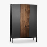 18Hundert Highboard Nussbaum massiv | Unikat 401