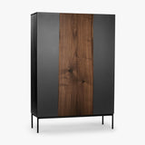 18Hundert Highboard Nussbaum massiv | Unikat 405