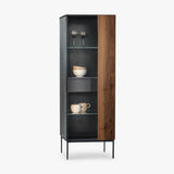 18Hundert Highboard Nussbaum massiv | Unikat 547