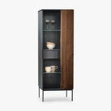 18Hundert Highboard Nussbaum massiv | Unikat 555