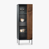 18Hundert Highboard Nussbaum massiv | Unikat 561