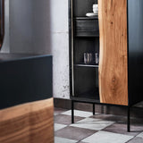 18Hundert Highboard Nussbaum massiv | Unikat 332