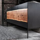 18Hundert Sideboard Nussbaum massiv | Unikat 241