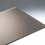 Satiniertes Glas in Bronze
